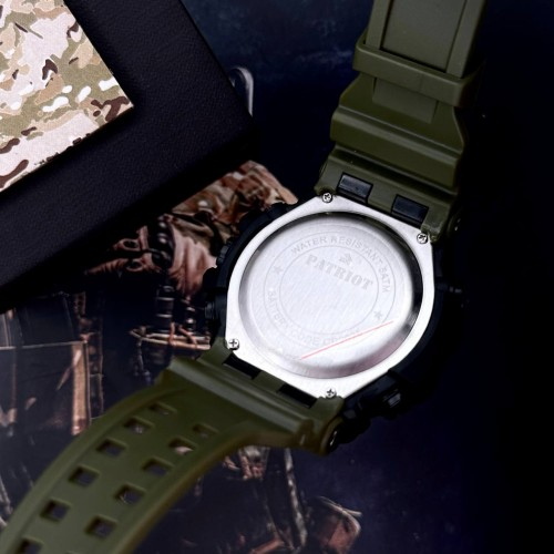 Наручний годинник Patriot 004AGUAGD Тризуб Зелений/Золотий (2101028581) - фото 5