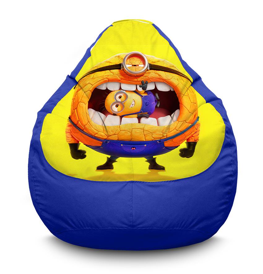 Кресло-мешок iPuff Despicable Me 4 Minions оксфорд XL 80x110 см Синий (113691) Кресло-мешок iPuff Despicable Me 4 Minions оксфорд XL 80x110 см Синий (113691)