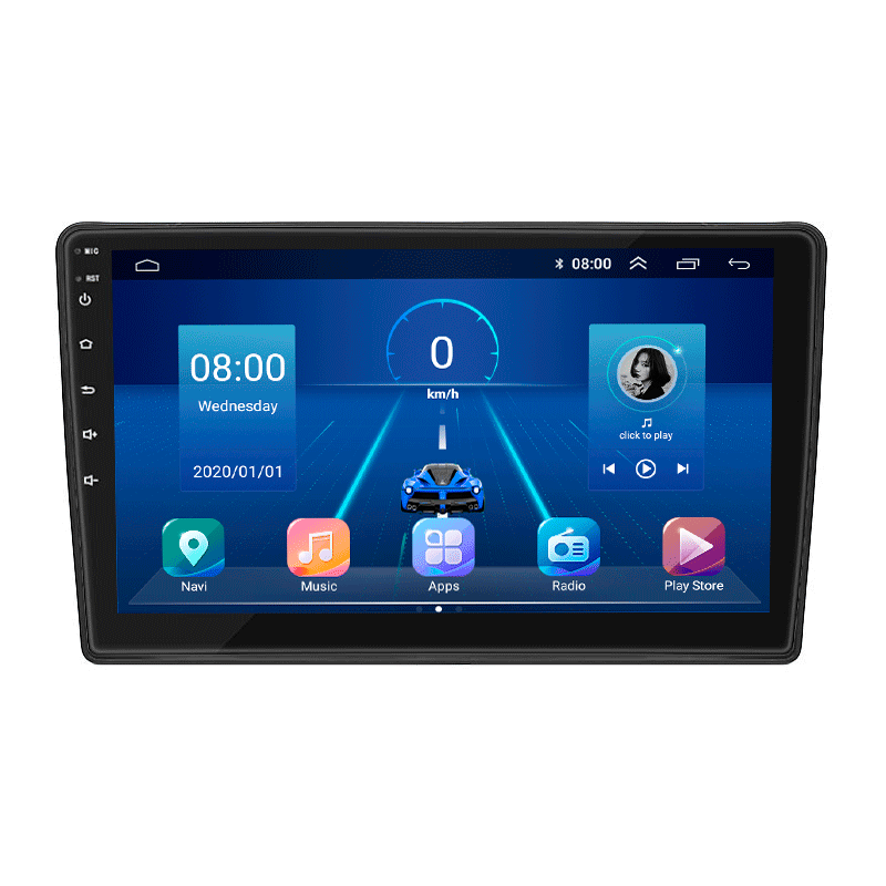 Автомагнитола штатная Lesko Top для Renault KWID 2015-н.в г. 4G/Wi-Fi/GPS 6/128 GB 9" (9838-44592)