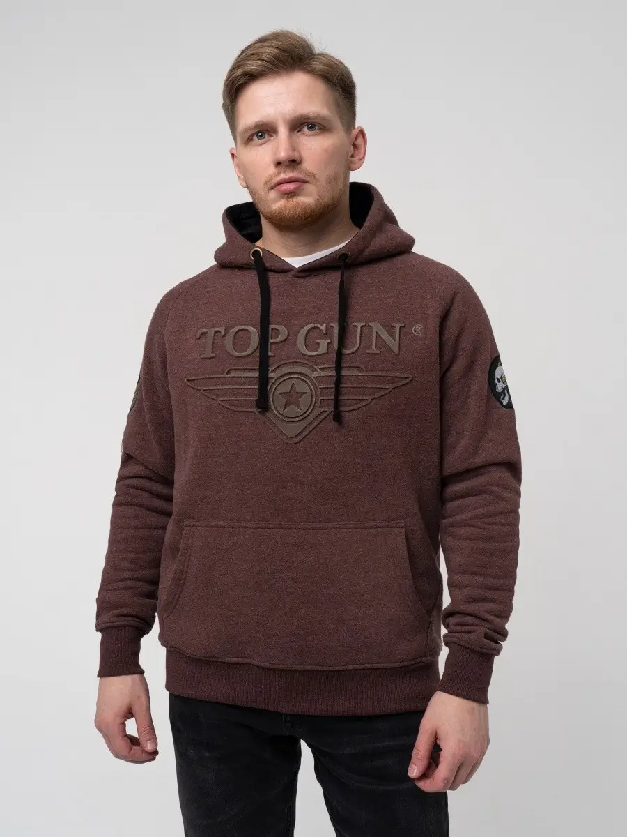 Толстовка Top Gun 3D Logo Hoodie M Brown (TGD1912BM) - фото 7