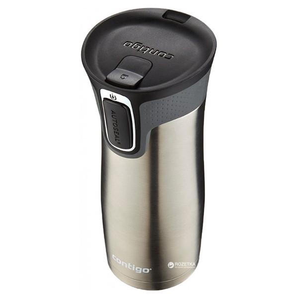 Термокружка Contigo West Loop 473 мл Stainless Steel (2013280-1) - фото 2 Термокружка Contigo West Loop 473 мл Stainless Steel (2013280-1) - фото 2