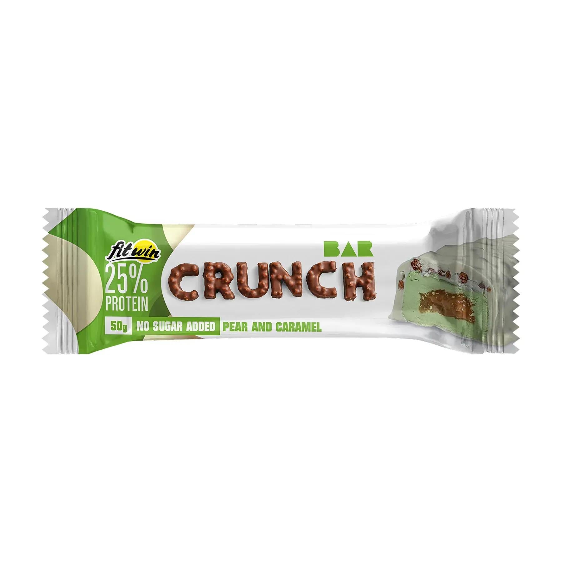 Протеиновый батончик FitWin CRUNCH BAR 50 г Груша и карамель (FIT-207)