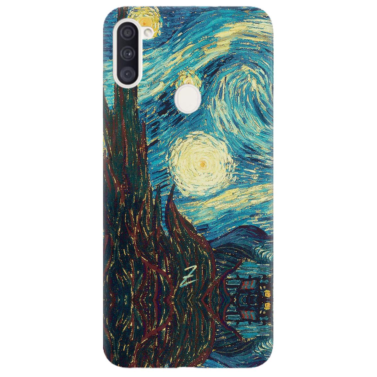 Силіконовий чохол Zorrov для Samsung Galaxy A11 - Starry Night (14140040082099916)