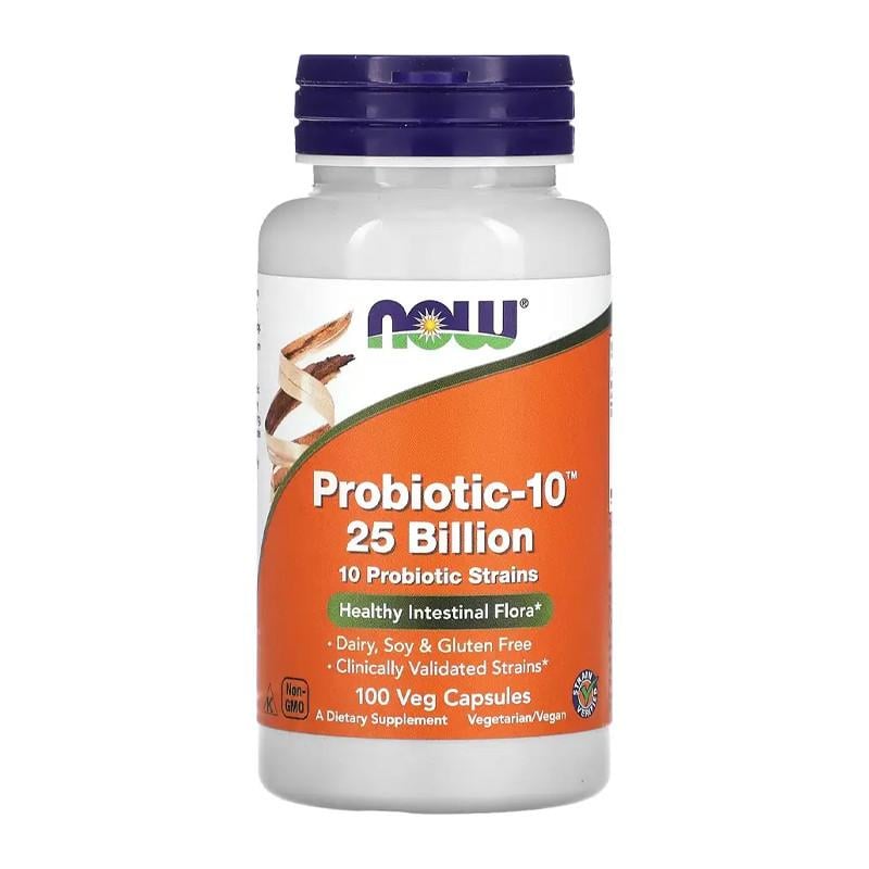 Пробиотики NOW Probiotic-10 25 Billion 100 капс. (19478-01)