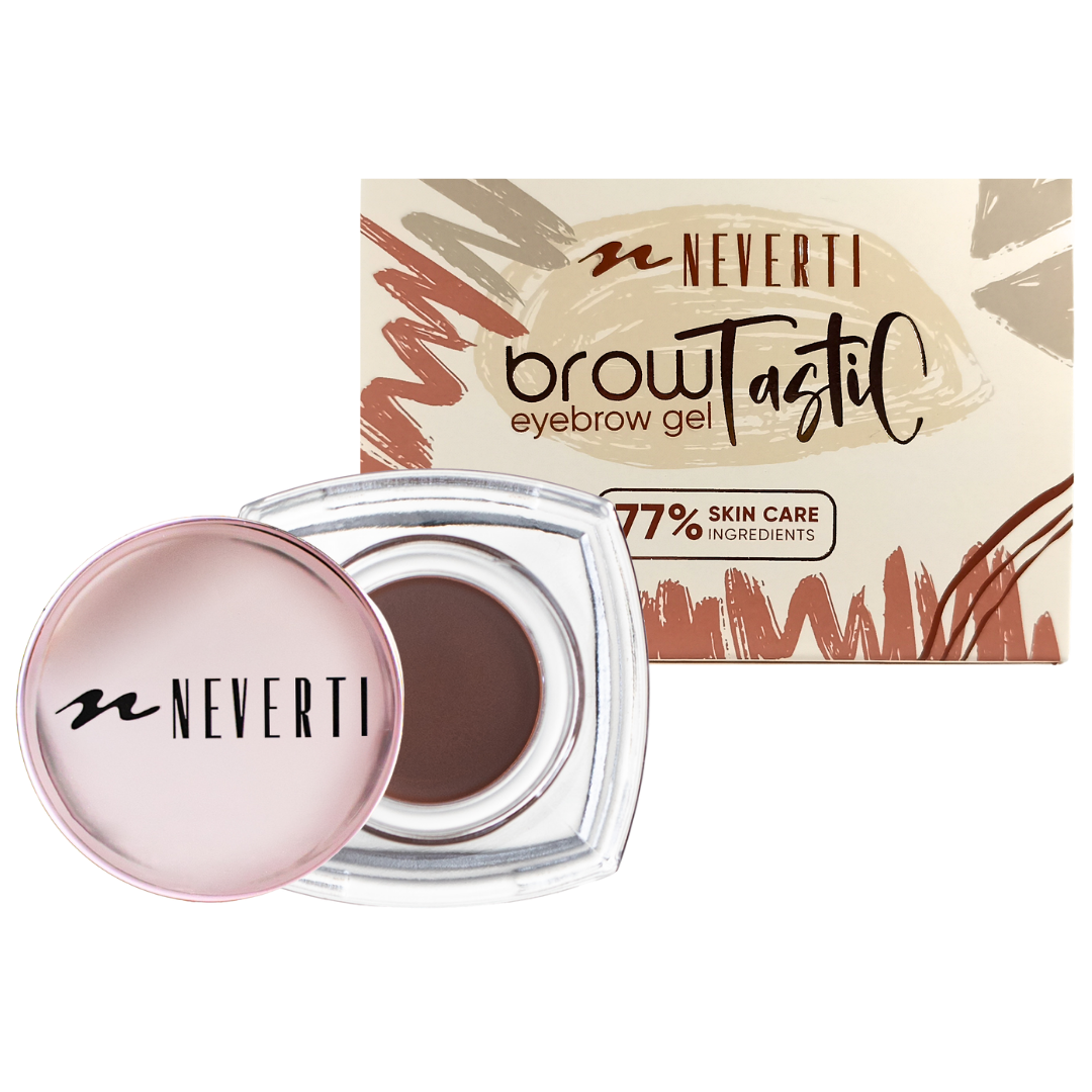 Гель для брів кольоровий Neverti NP600 3,5 г 002 auburn Світло-коричневий (13352482)