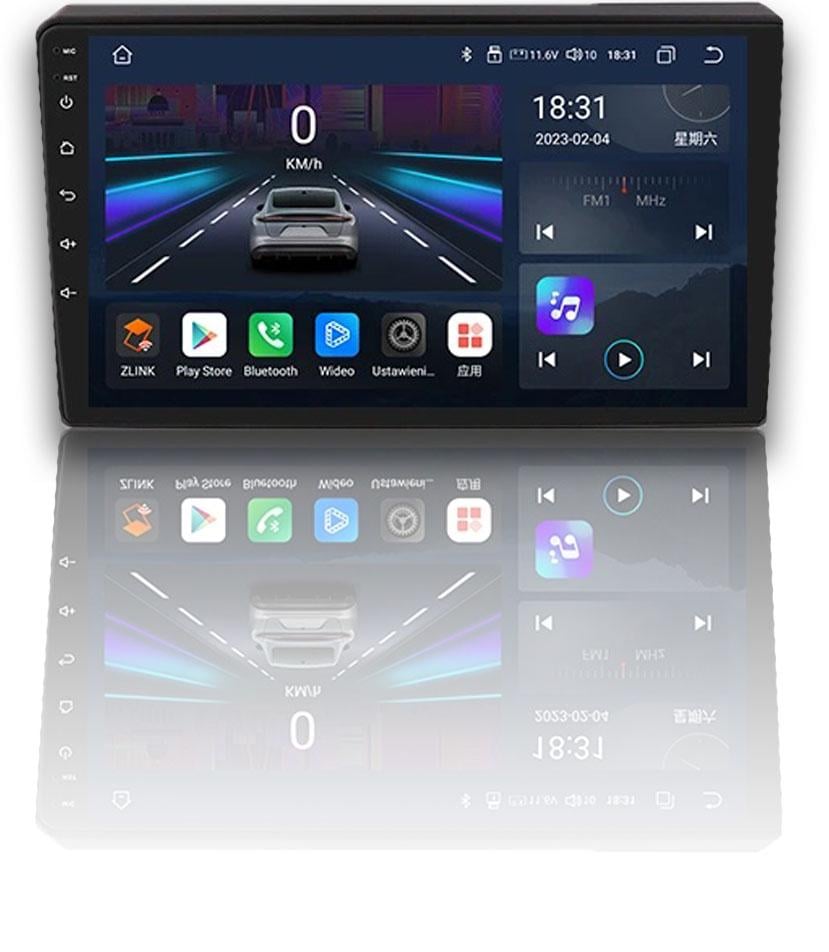 Автомагнитола 1din 9" Android GPS Bluetooth USB AUX пульт 9113A