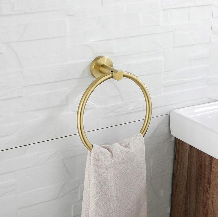 Держатель-кольцо для полотенец REA Mist REA-06905 Золотой (231515) - фото 4 Держатель-кольцо для полотенец REA Mist REA-06905 Золотой (231515) - фото 4