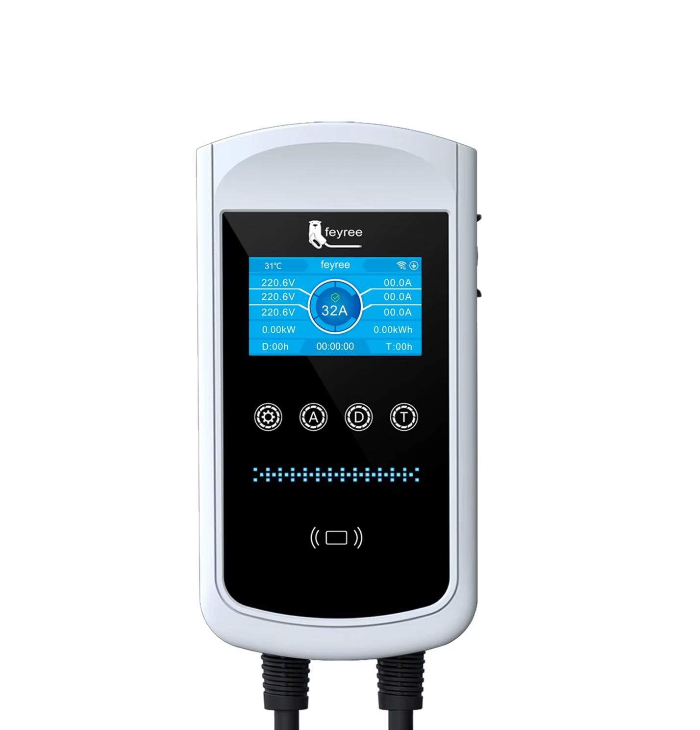 Зарядная станция для электромобиля Feyree 7 кВт 32A GB/T Pisces PRO Wi-Fi (FY7-32-1PH-GB/T-CS-PIS-PRO) Зарядная станция для электромобиля Feyree 7 кВт 32A GB/T Pisces PRO Wi-Fi (FY7-32-1PH-GB/T-CS-PIS-PRO)