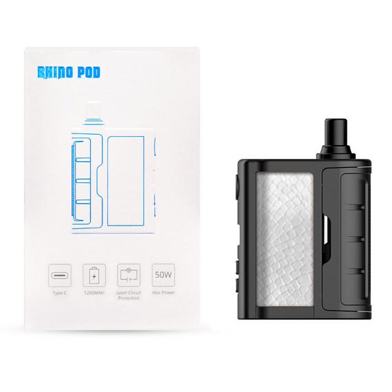 Под-система Vandyvape Rhino Pod Kit 1200 mAh 4 мл White Leather (10295) - фото 2