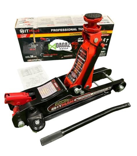 Домкрат підкатний Hitman Polska гідравлічний 2.5т 80-360 мм (28443109)