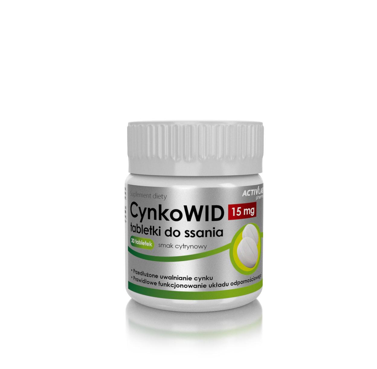 Витамин ActivLab CynkoWid Lemon 15 мг 30 tabs