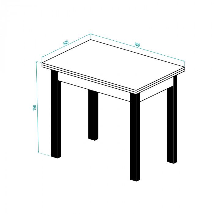 Стіл-трансформер Knap Knap Gustus 120х90х73,5 см Дуб сонома (24604425) - фото 6