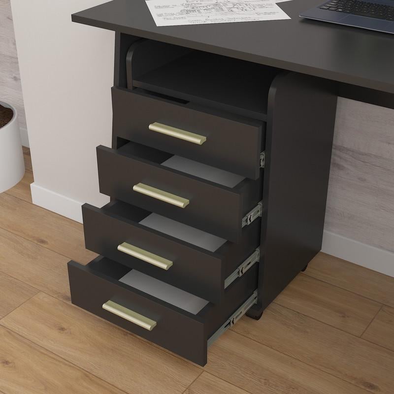 Тумба для мастера салона на роликах 4 ящика 400х664х356 мм Черный (РА-36) - фото 2 Тумба для мастера салона на роликах 4 ящика 400х664х356 мм Черный (РА-36) - фото 2