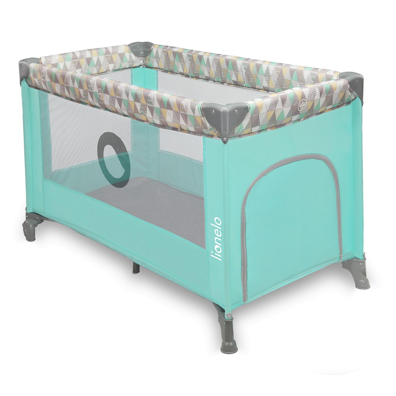 Манеж Lionelo Stefi Green/Mint/Multicolor - фото 3