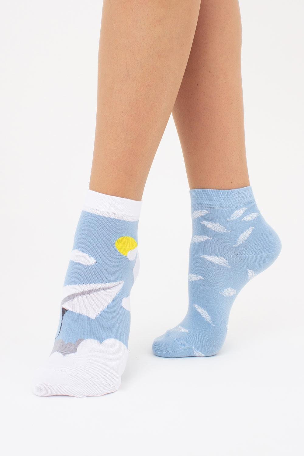 Набір шкарпеток жіночих Giulia WS2 FASHION SET 2404 р. 36-40 2 шт. Blue (2000115541250)