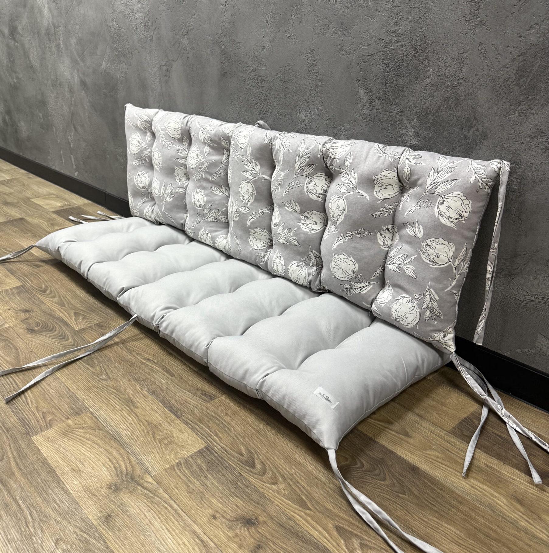 Подушка Comfort Home Artichoke grey 1 на поддоны/качели/каркасы/садовая мебель комбинированная 100х50х50 см