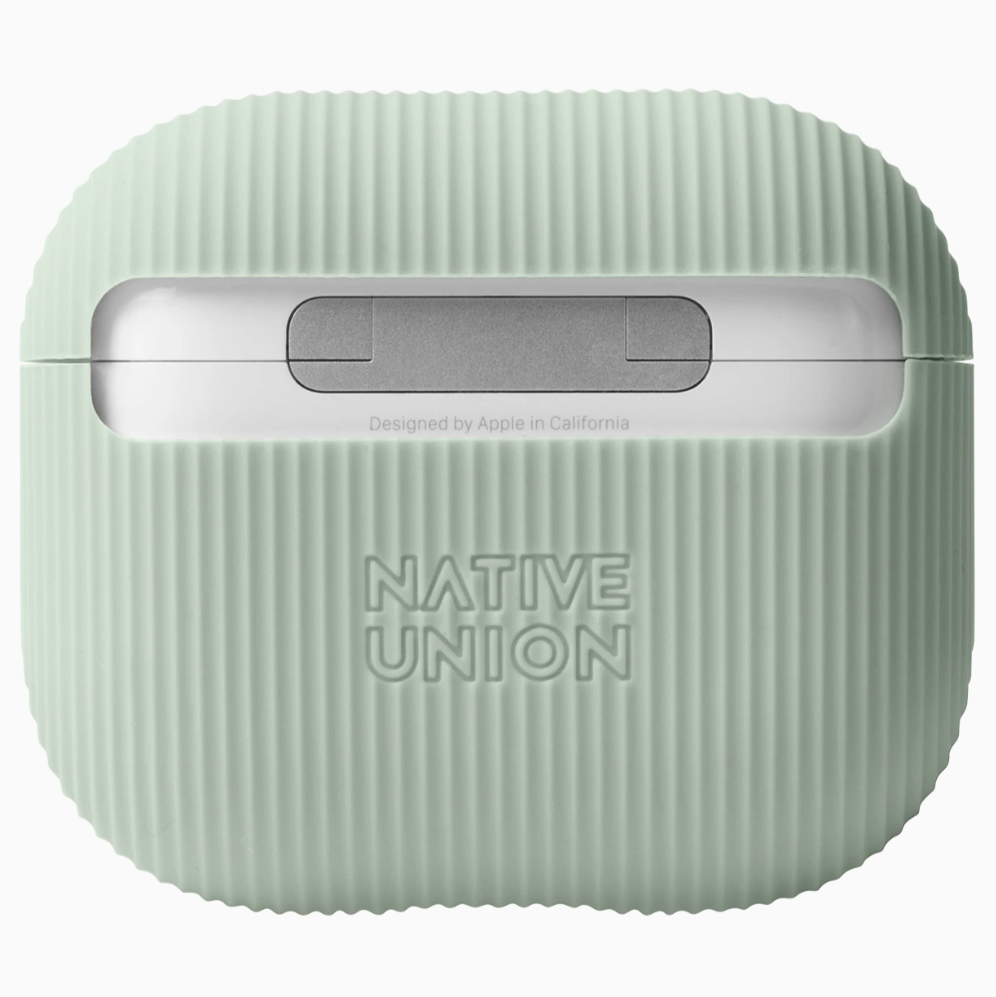 Силіконовий чохол для навушників Native Union Curve Case for Airpods 3rd Gen, Sage (APCSE-CRVE-GRN-V2) - фото 3