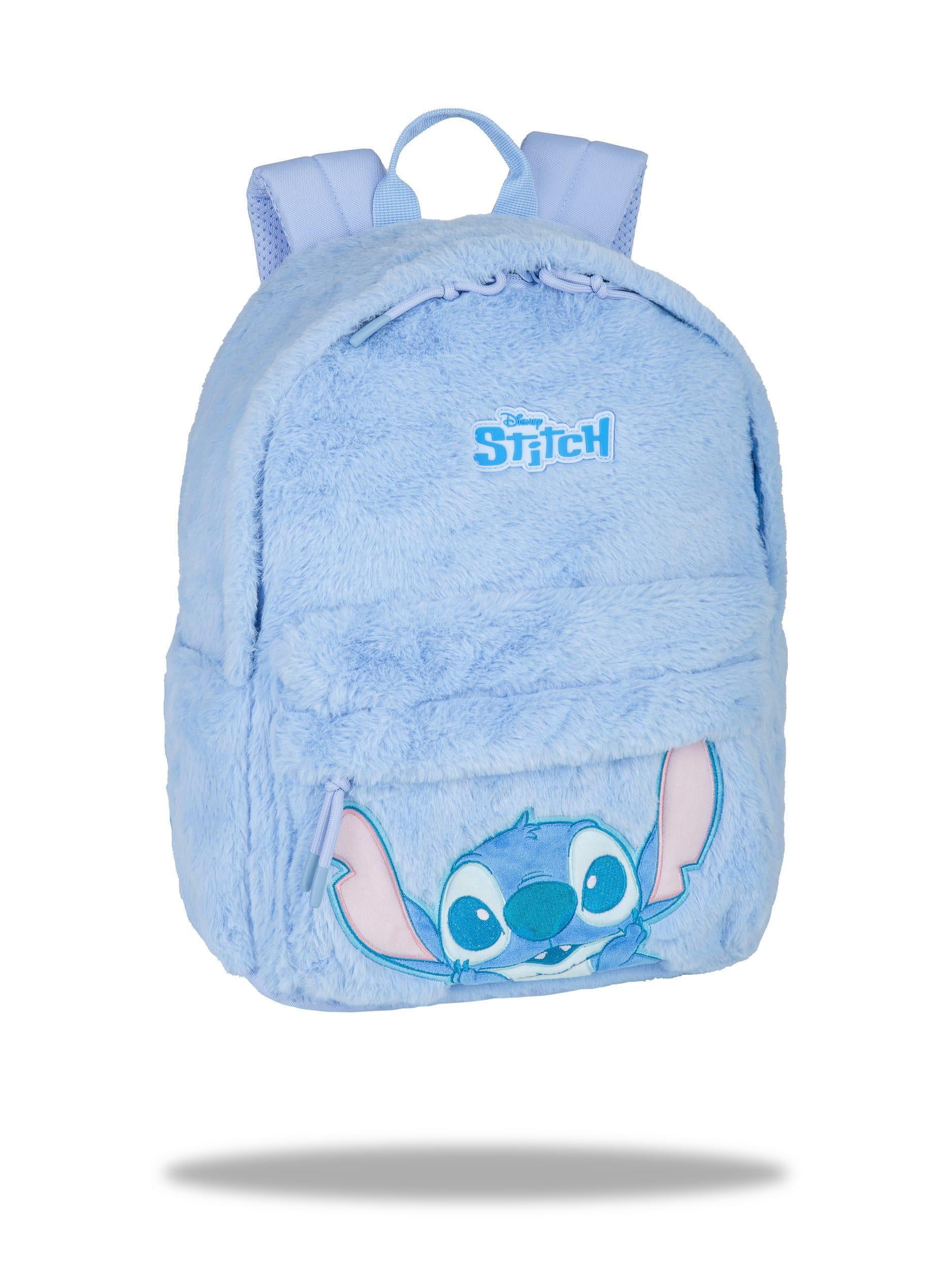 Школьный рюкзак CoolPack 16 STITCH меховый Blue (F151003)