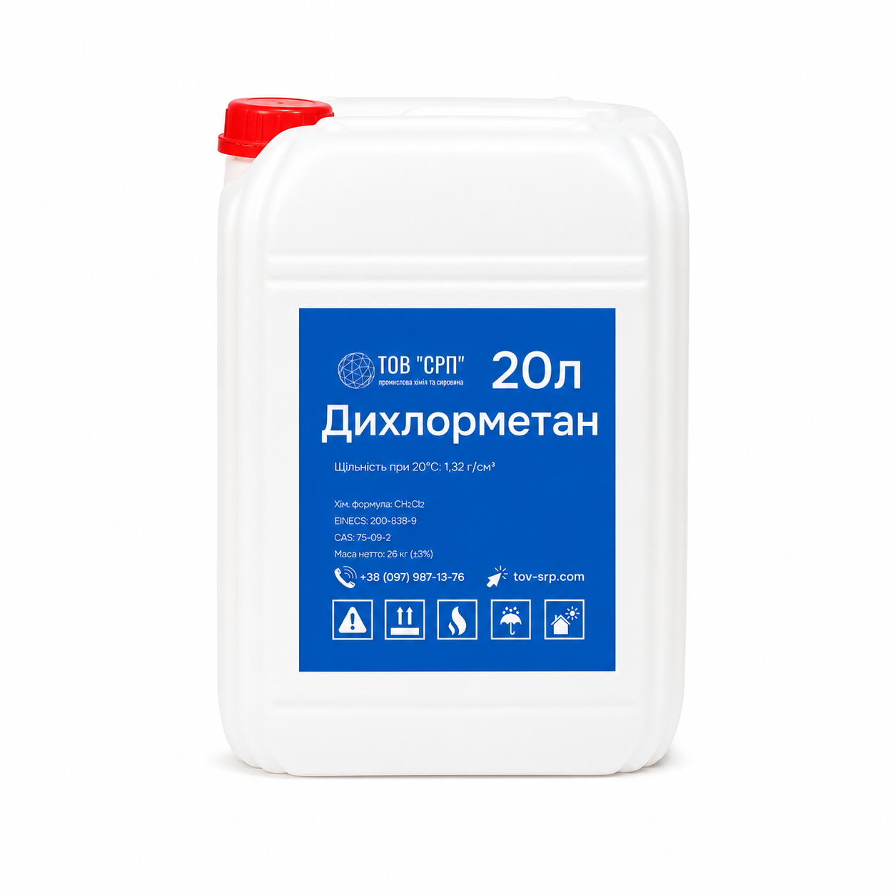 Дихлорметан ДХМ 5 л/6,6 кг (2881036766)