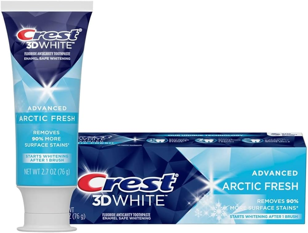 Зубная паста Crest 3D White Fluoride Anticavity Arctic Fresh 76 г (037000819196)