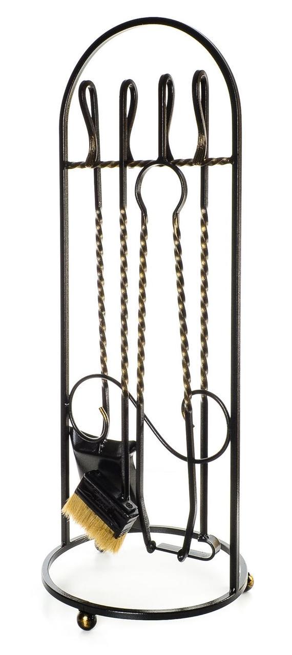 Каминный набор Факел с дровницей 4 инструмента - фото 10