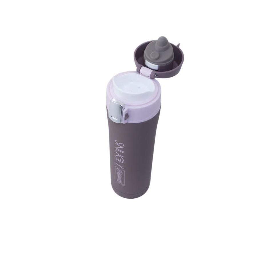 Термокружка Maestro Snugly нержавеющая сталь 400 мл Коричневый (3afb22d0) - фото 2