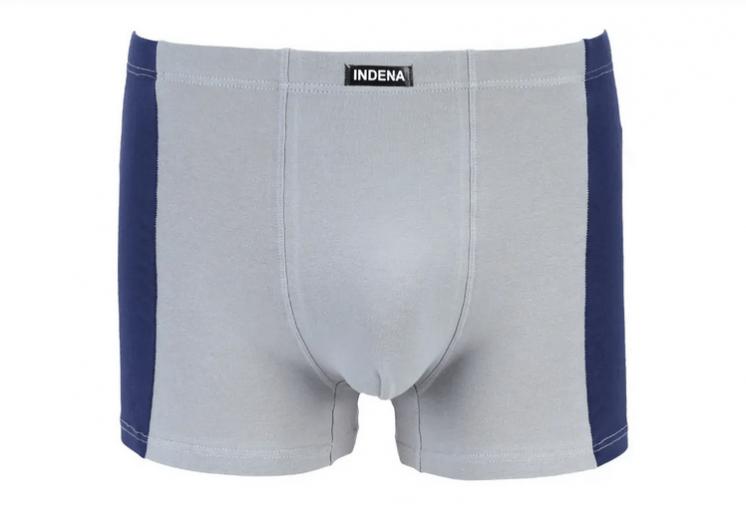 Мужские боксеры стрейчевые INDENA L р. 44-46 2 шт. Светло-серый (81076)