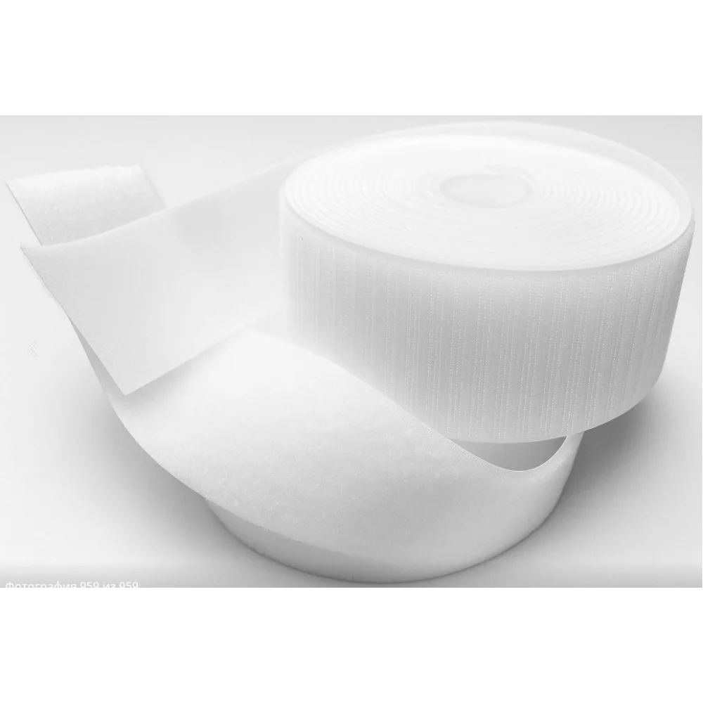 Липучка пришивна Sigma текстильна 50 мм 25 м Білий (LR1234)