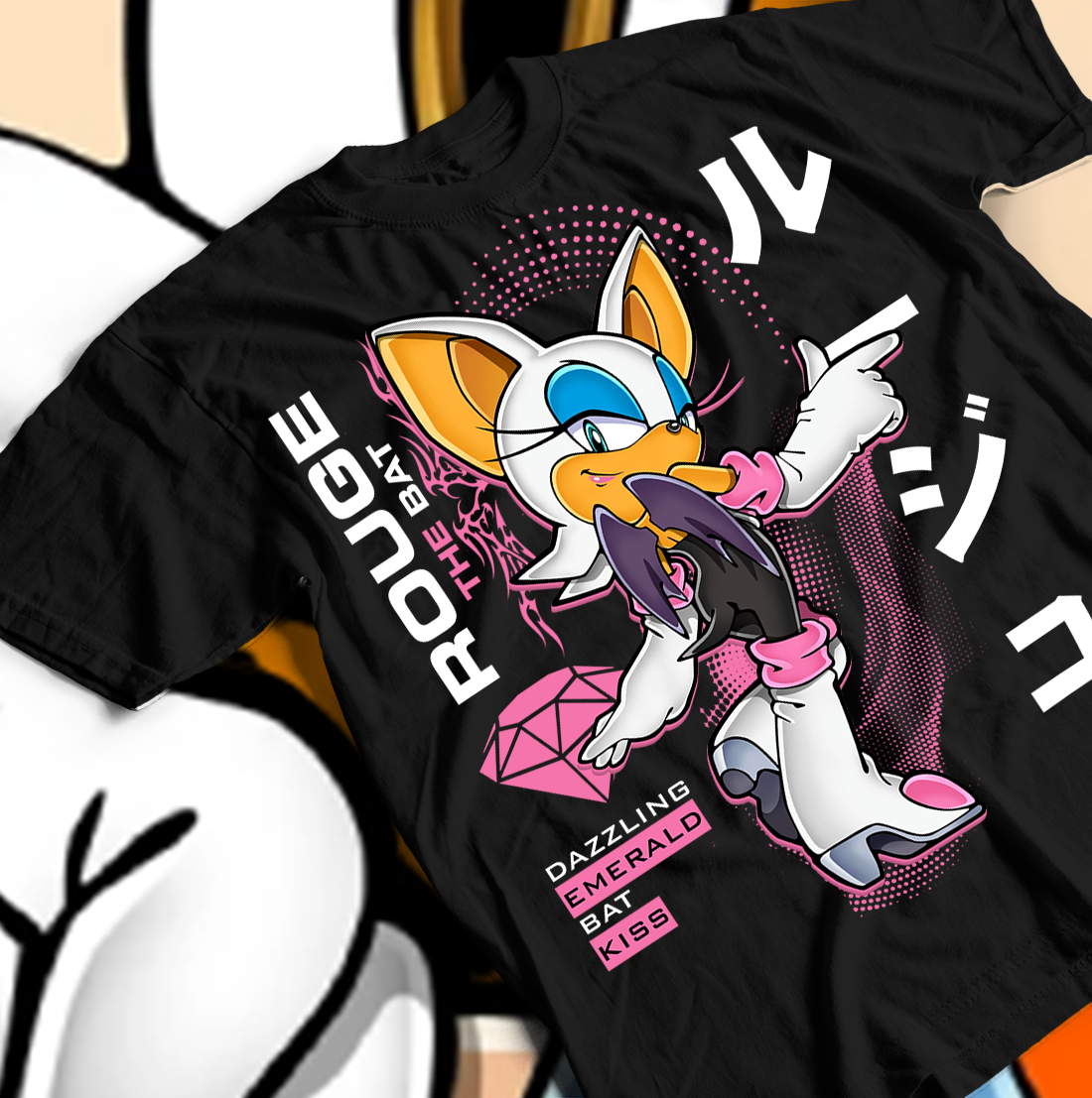 Футболка мужская Роуге Бат Экхидна Сходов OS Черный (AnimeJ0003)