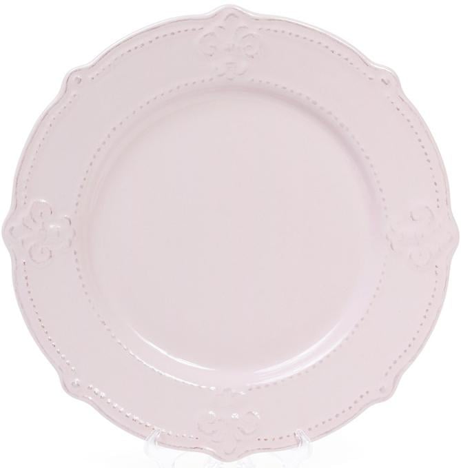 Набір обідніх тарілок Leeds Королівська Лілія Ø 26,1 см 6 шт. Рожевий (BD-583-170) - фото 1 Набір обідніх тарілок Leeds Королівська Лілія Ø 26,1 см 6 шт. Рожевий (BD-583-170) - фото 1