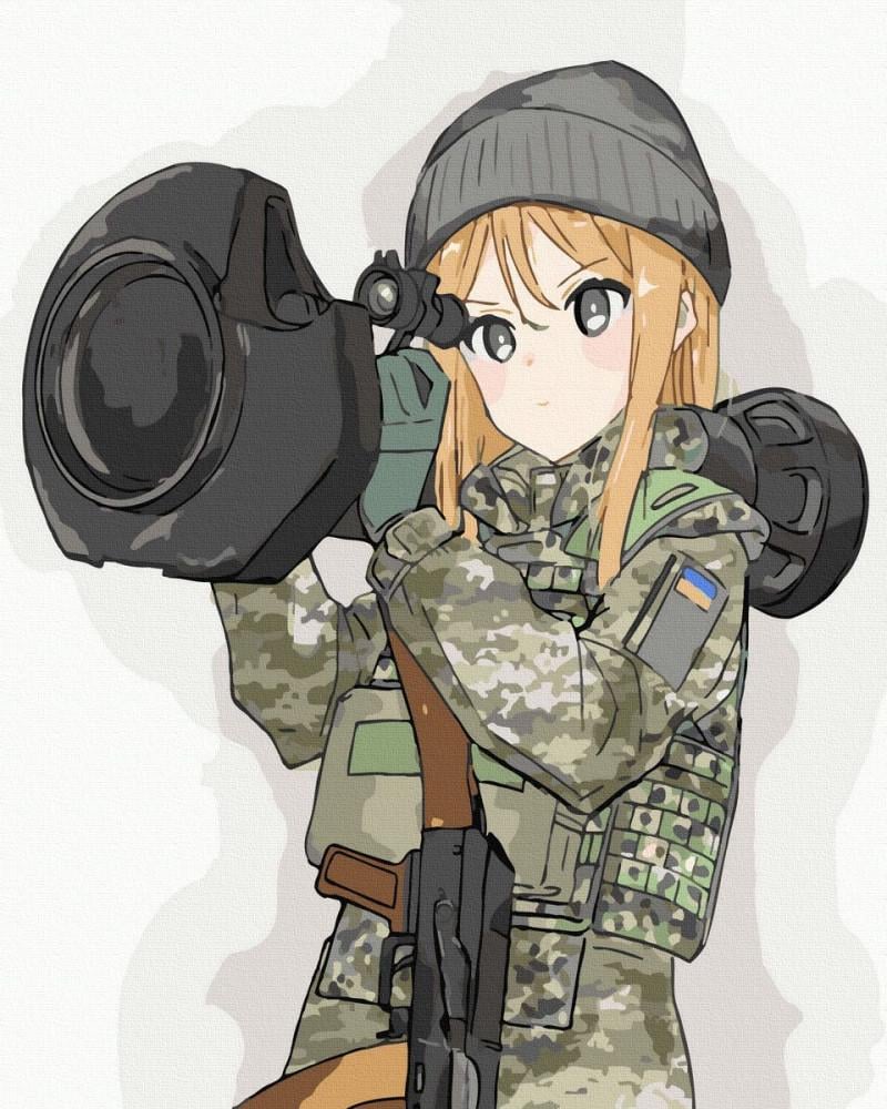 Картина по номерам Никитошка Аниме ЗСУ 40х50 см (ATG00114)