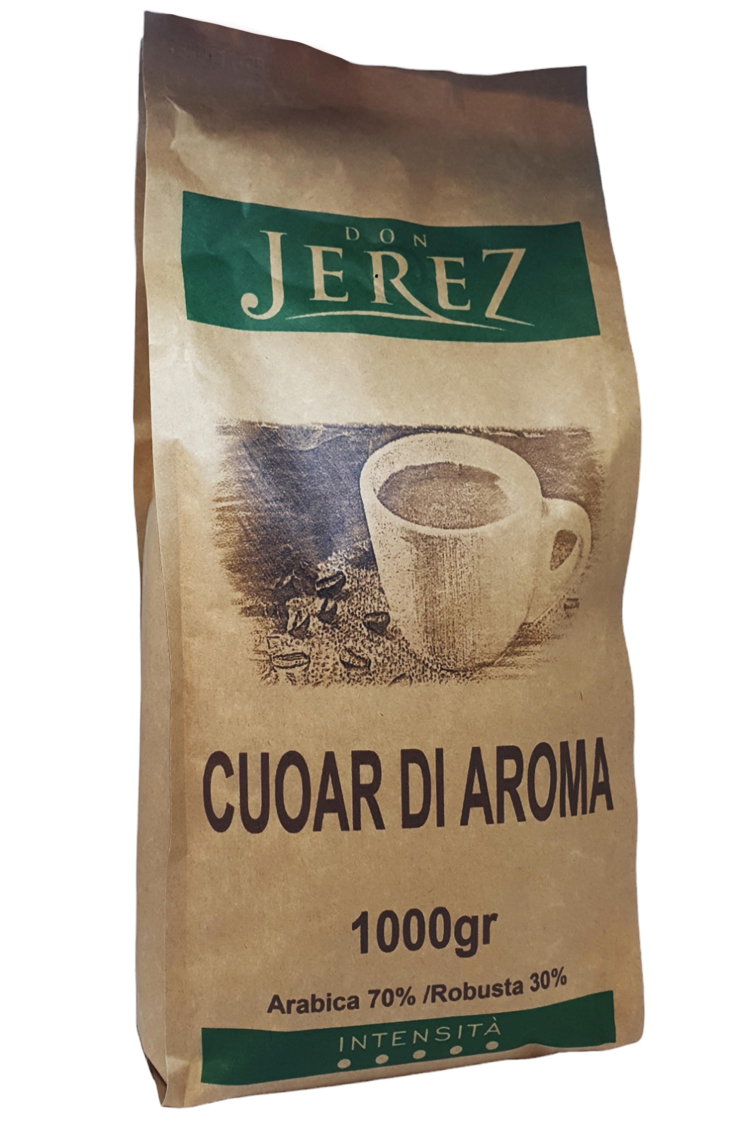 Кофе Don Jerez Cuoar Di Aroma в зернах 70% арабика 30% робуста 1 кг (57319)
