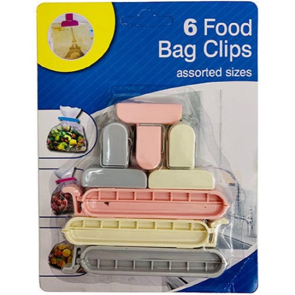 Зажим кухонный 6 пр. 10х1,5 см (R99209)