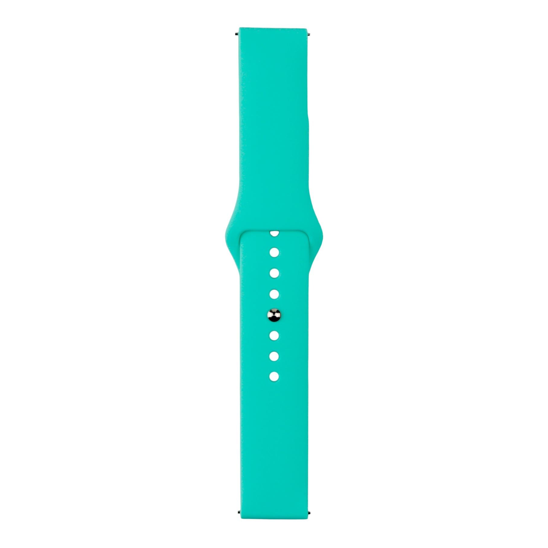 Ремінець для годинника Silicone Button Design Spearmint 20 мм Green