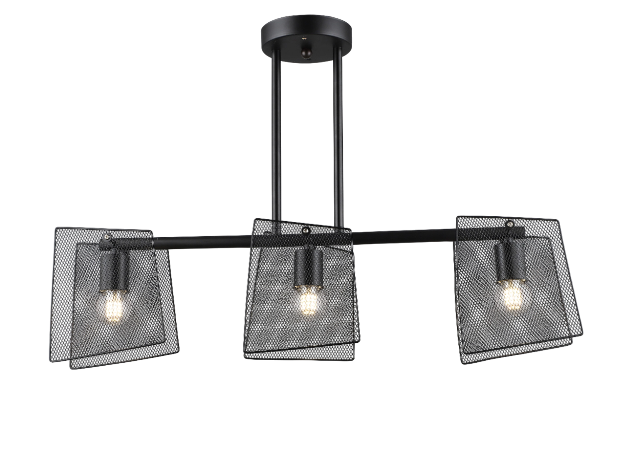Люстра в стилі лофт Sirius B Чорний (S2469/3 BK)