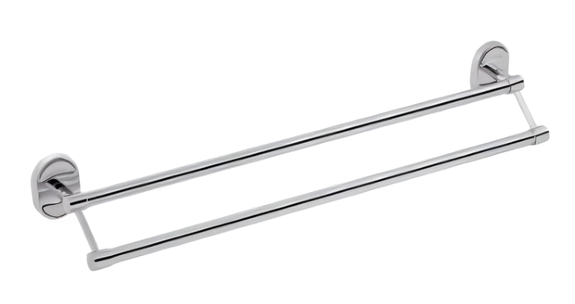 Тримач для рушників подвійний Lidz Oreo 0102 Chrome (114.01.02)