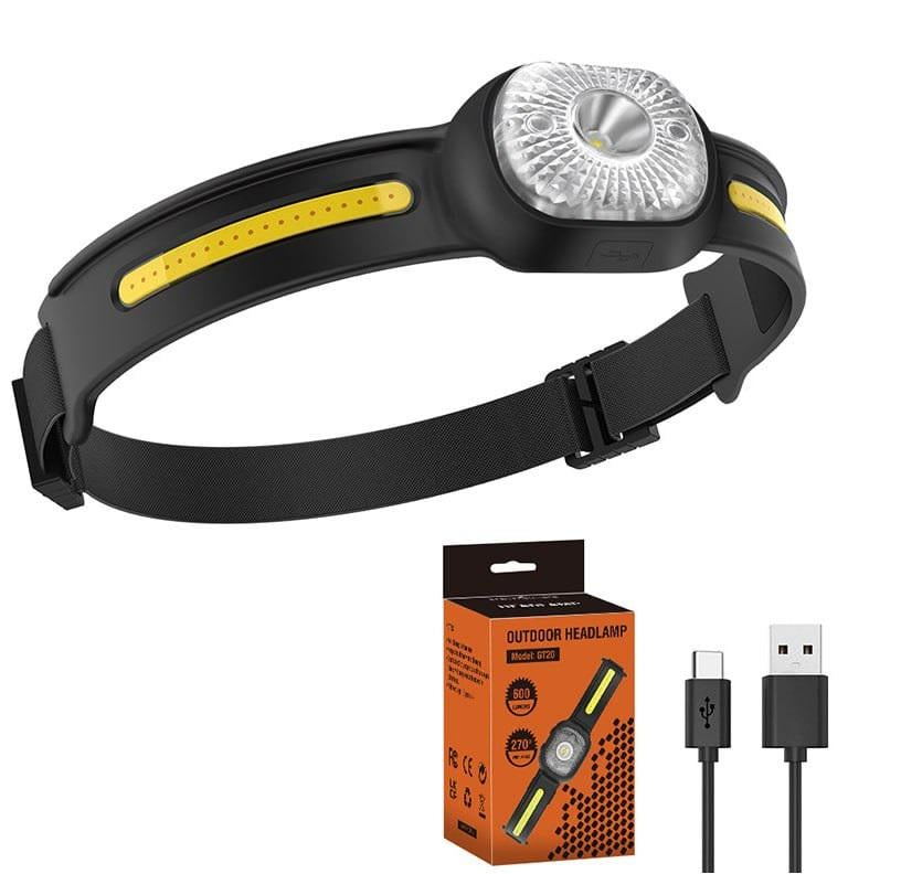 Ліхтарик налобний GT20 на акумуляторі (26883037) - фото 2