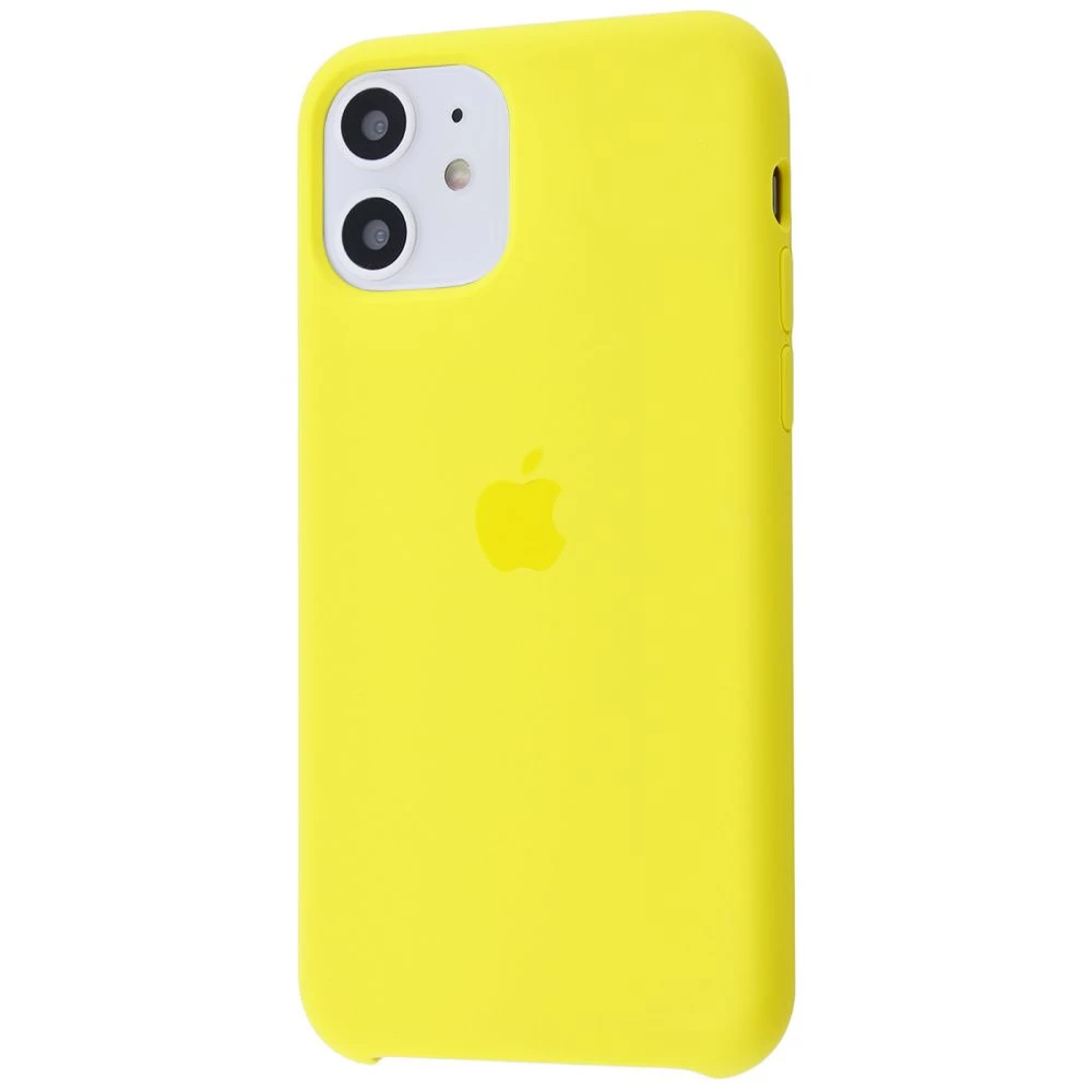 Силіконовий Чохол Накладка Silicone Case для iPhone 11 Canary Yellow