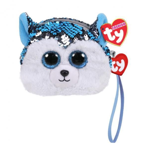 М'яка іграшка-гаманець TY Fashion Хаски Slush 11 см (95225)