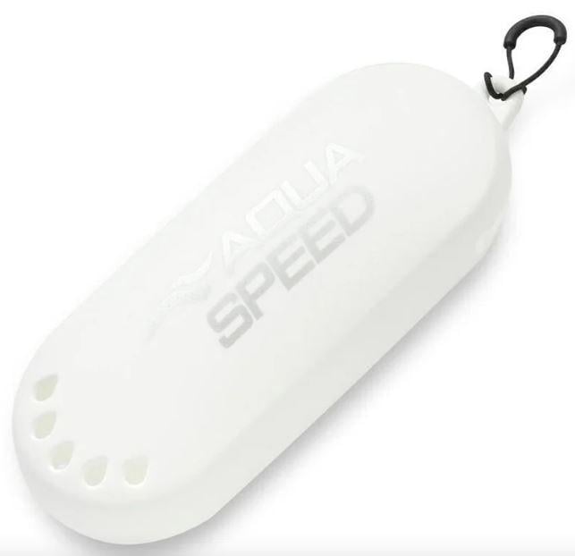 Чехол для очков Aqua Speed Silicone Goggle Case 178х70х50 мм силикон Черный/Белый (6936116102184)