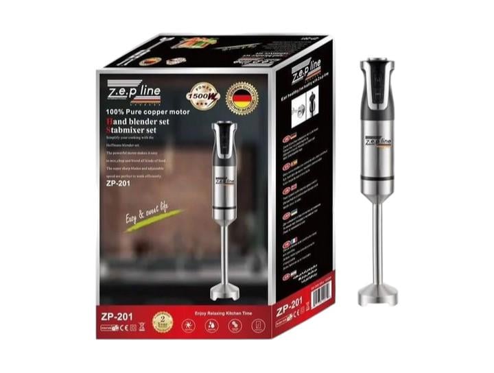 Блендер погружной ZepLine ZP-201 ручной 1500 Вт 10 скоростей (ML-04874)