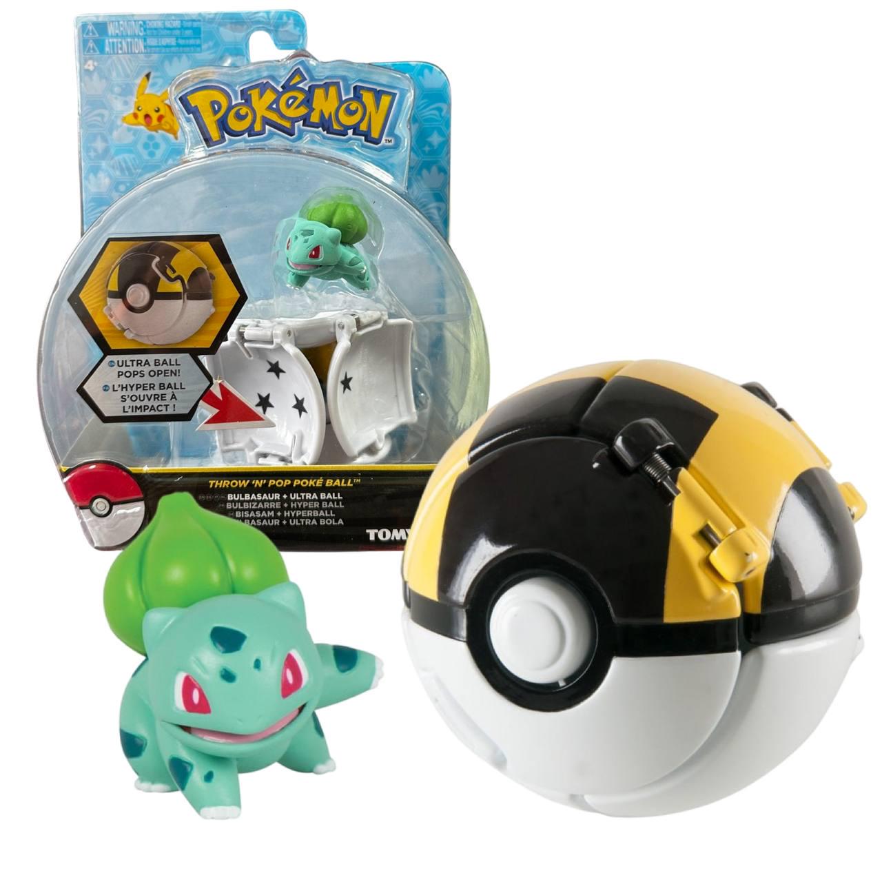 Игровая фигурка Throw 'N' Pop Poke Ball Pokemon Бульбазавр 5 см (20417111) - фото 4