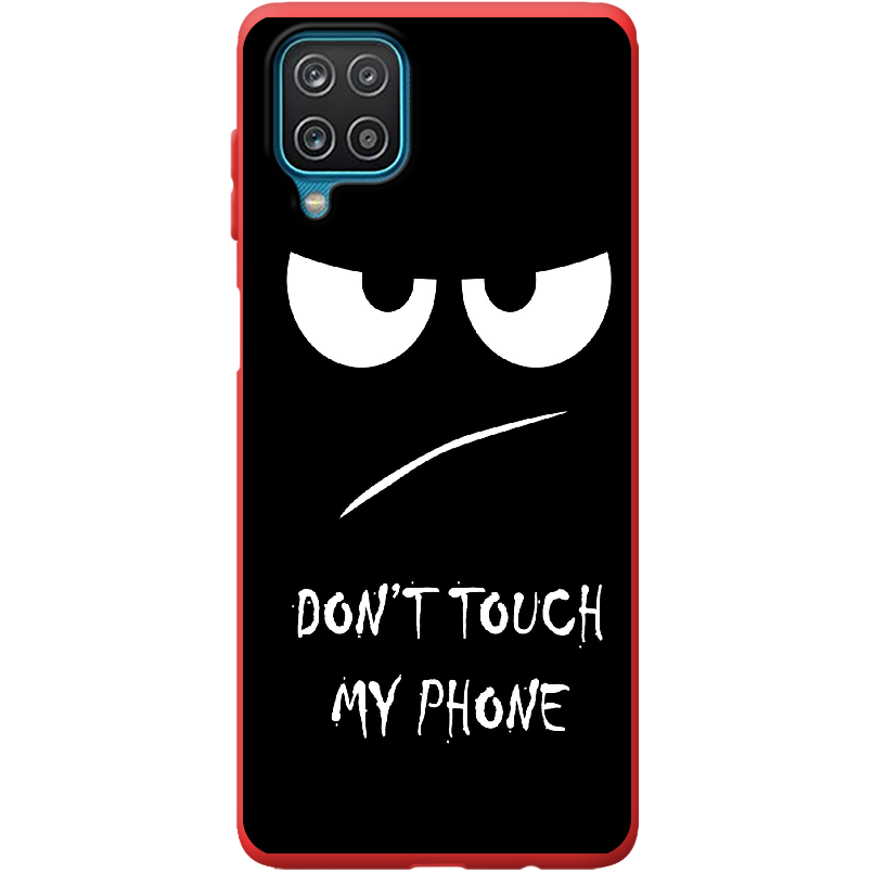 Чехол BoxFace Samsung A125 Galaxy A12 Don't Touch my Phone Красный силикон (41506-up535-41673)