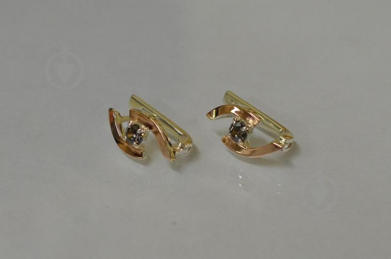 Серебряные серьги Sil раух 113s-6 Топаз (Sil-886)