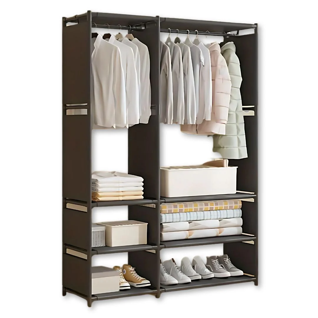 Вішалка підлогова-стелаж для одягу 170х95х36 см (AND XL-1482)