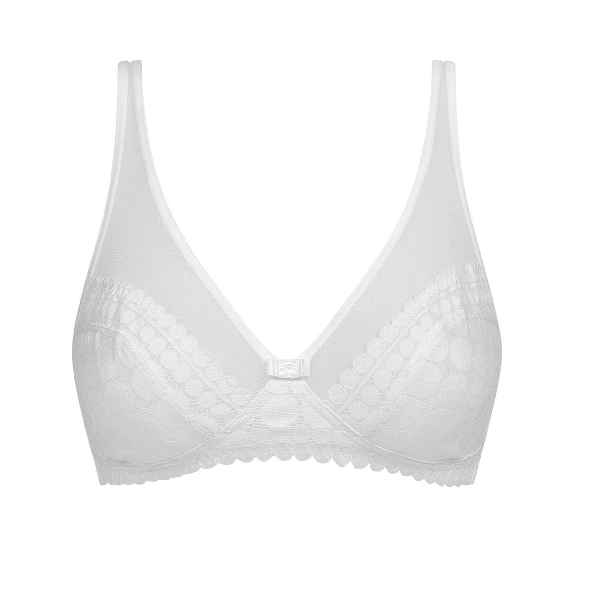 Бюстгальтер бралет DIM Generous Dotty Lady blanc 0HY C75