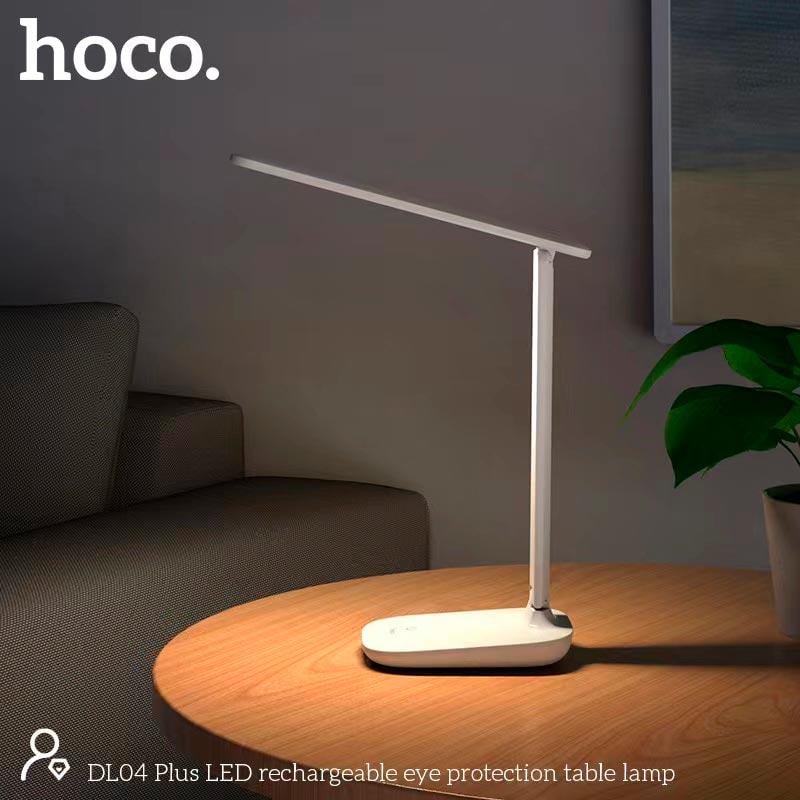 Лампа настільна Hoco LED Rechargeable eye protection table lamp DL04 Plus 1200 мАч White (609777) - фото 6 Лампа настільна Hoco LED Rechargeable eye protection table lamp DL04 Plus 1200 мАч White (609777) - фото 6