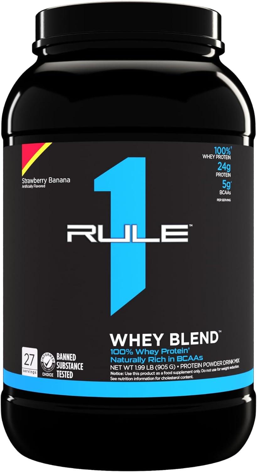 Протеїн Rule One Whey Blend 908 gram (Strawberry Banana )