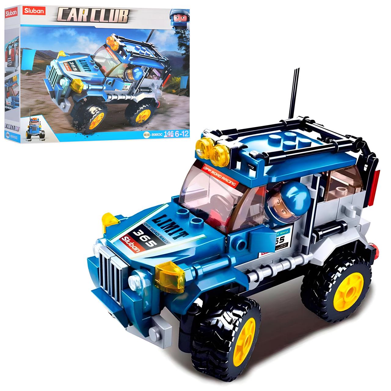 Конструктор Sluban Джип 146 дет. (M38-B0663C)