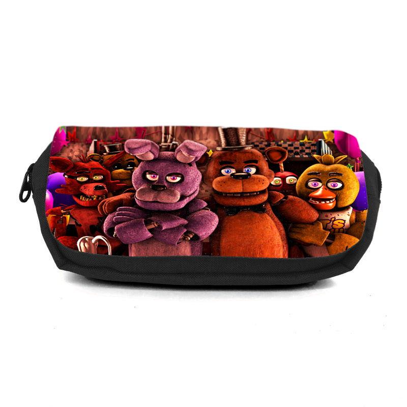 Пенал школьный Аниматроники Пять ночей Фредди FNAF-0011 Черный (1478385362)